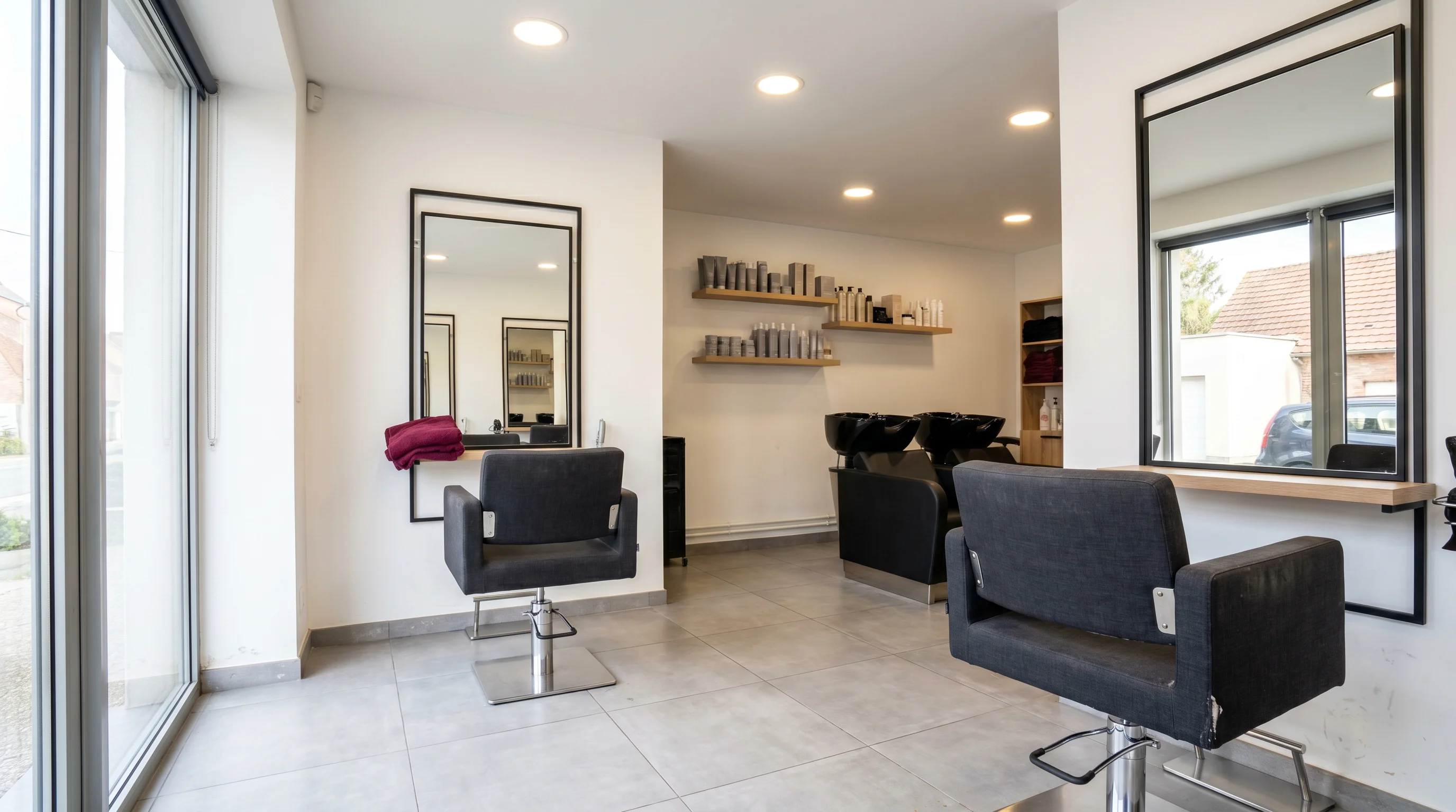Interior del salón de Peluquería Dubón en Lucena